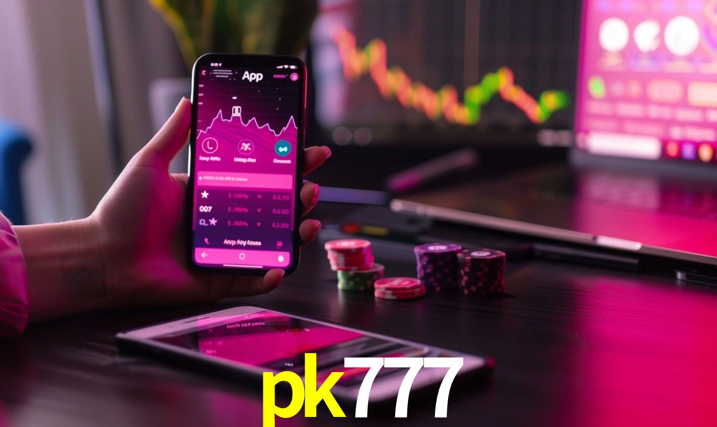 Comparação APP mobile vs versão web da pk777